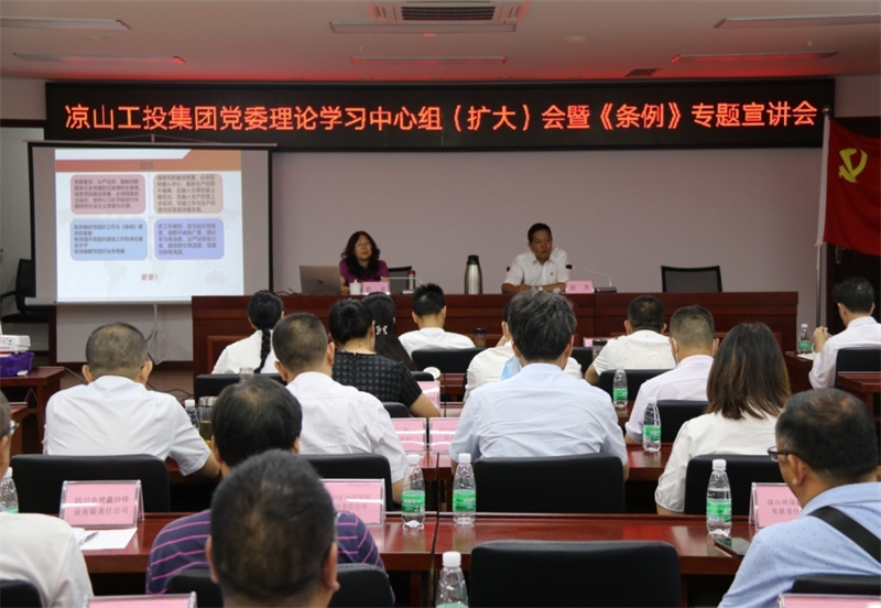 工投集團黨委召開理論學習