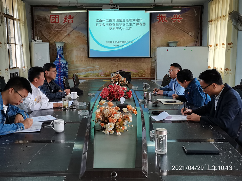 州工投集團(tuán)公司到所屬企業(yè)開展“五一”節(jié)前安全生產(chǎn)及森林草原防滅火督導(dǎo)檢查
