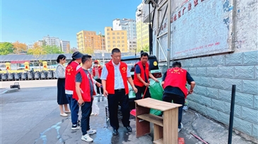 西昌市創(chuàng)建第七屆全國文明城市第十天涼山工投在行動